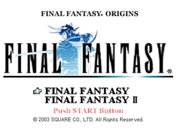 Final Fantasy Origins (US) screen shot title